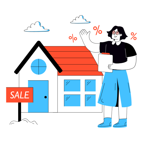 Home For Sale, House, Homestead, Accomodation, Residence illustration