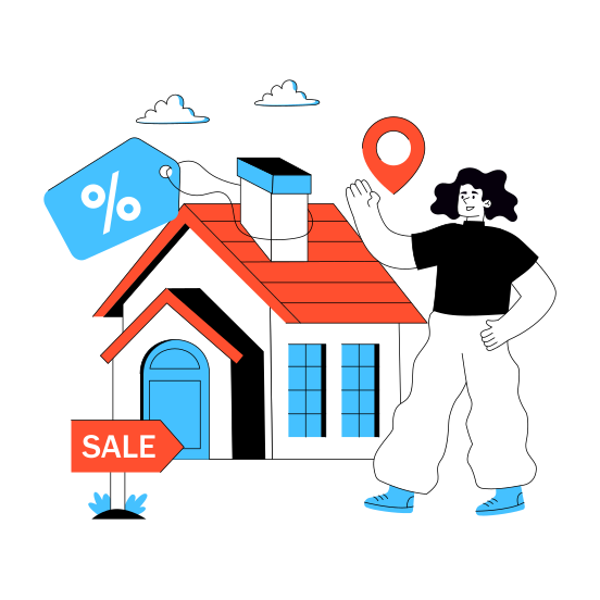 Home For Sale, House, Homestead, Accomodation, Residence,icons illustration