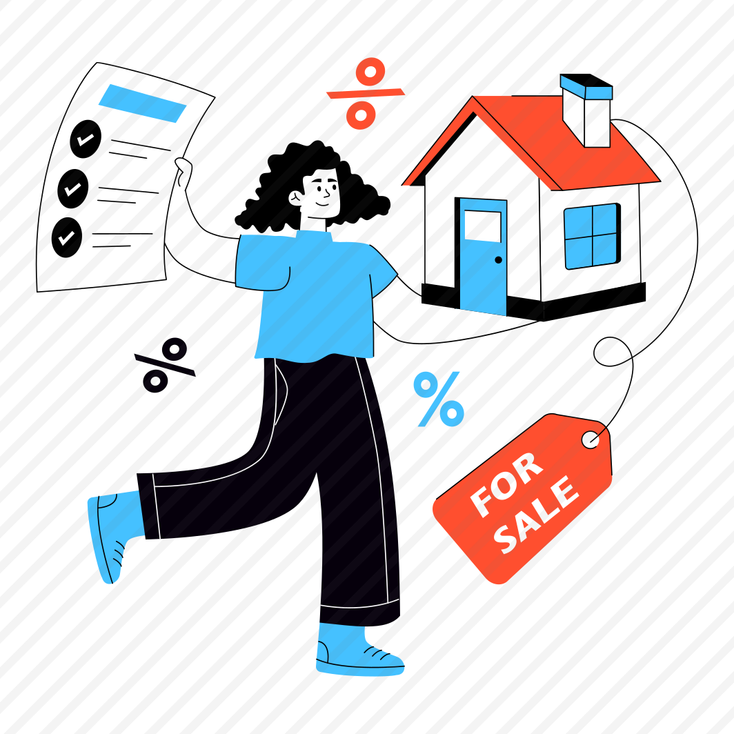 Home For Sale, House, Homestead, Accomodation, Residence,vector preview