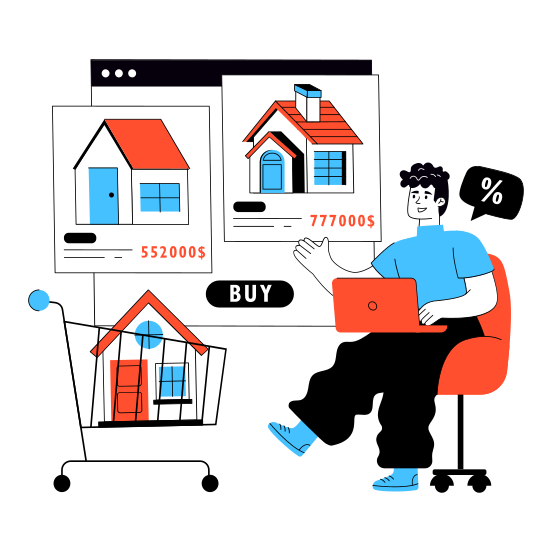 Home Payment, House Payment, Property Payment, Real Estate Payment, Buy Home Online,icons illustration