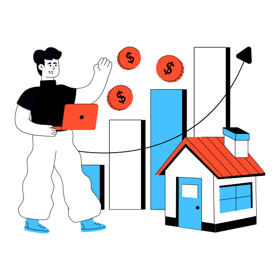 Property Analytics, Property Infographic, Property Statistics, Estate Analytics, Estate Infographic, illustration