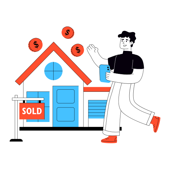 Sold Home, House, Homestead, Accommodation, Residence illustration