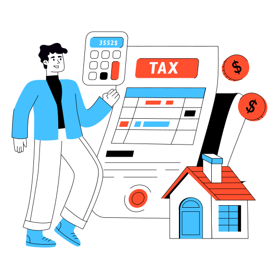 Tax Paper, Tax Document, Tax Doc, Tax Archive, Tax File illustration