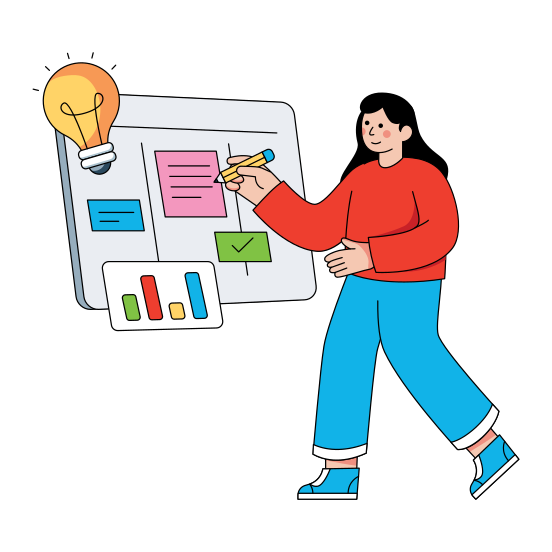 Business Planning, Action Plan, Task Board, Task Plan, Business Plan Idea , illustration