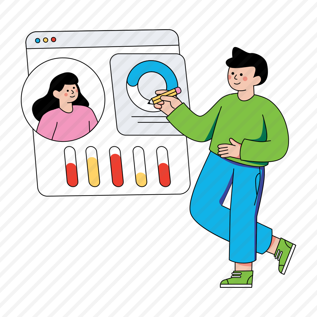 User Analytics, User Chart, Data Analytics, Infographic, Statistics , preview