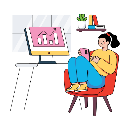 Chatting On Mobile, Mobile Message, Using Phone, Mobile User, Mobile Text , illustration