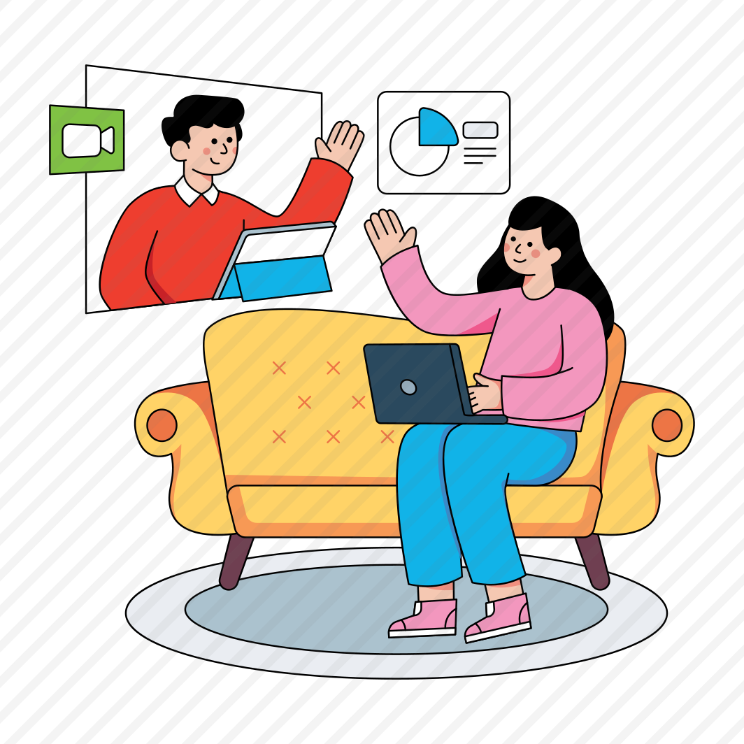 Online Meeting, Online Discussion, Business Discussion, Business Meeting, Online Negotiation , preview