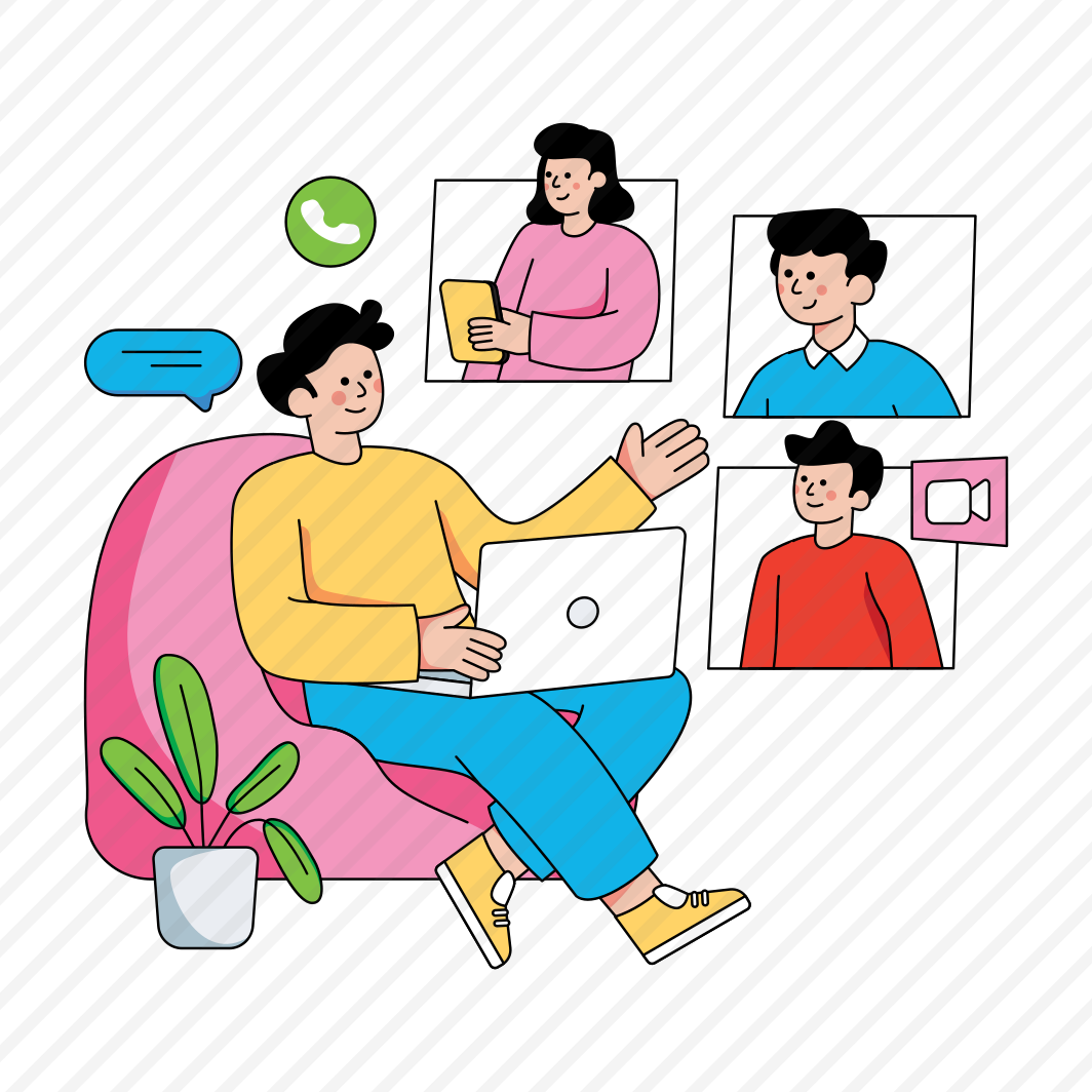 Video Call, Conference Call, Face Chat, Live Chat, Live Communication , preview
