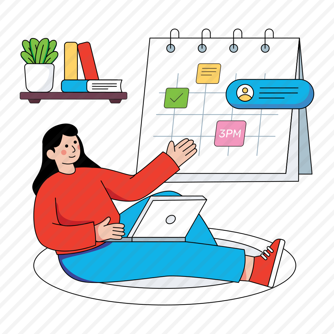 Working Calendar, Work Schedule, Planner, Daybook, Work Reminder , preview