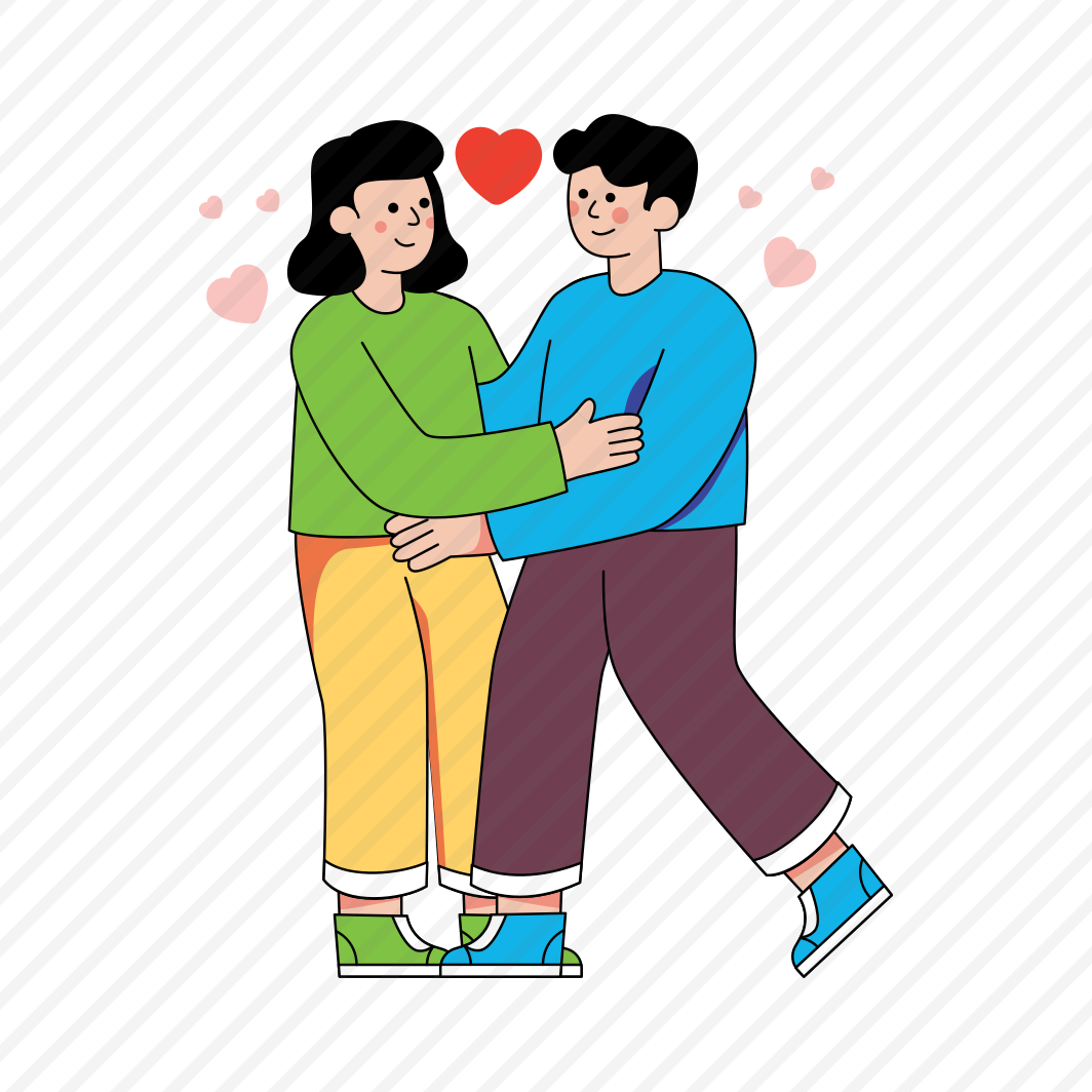 Couple Hugging, Lover, Twosome, Partners, Romantic Pose, preview