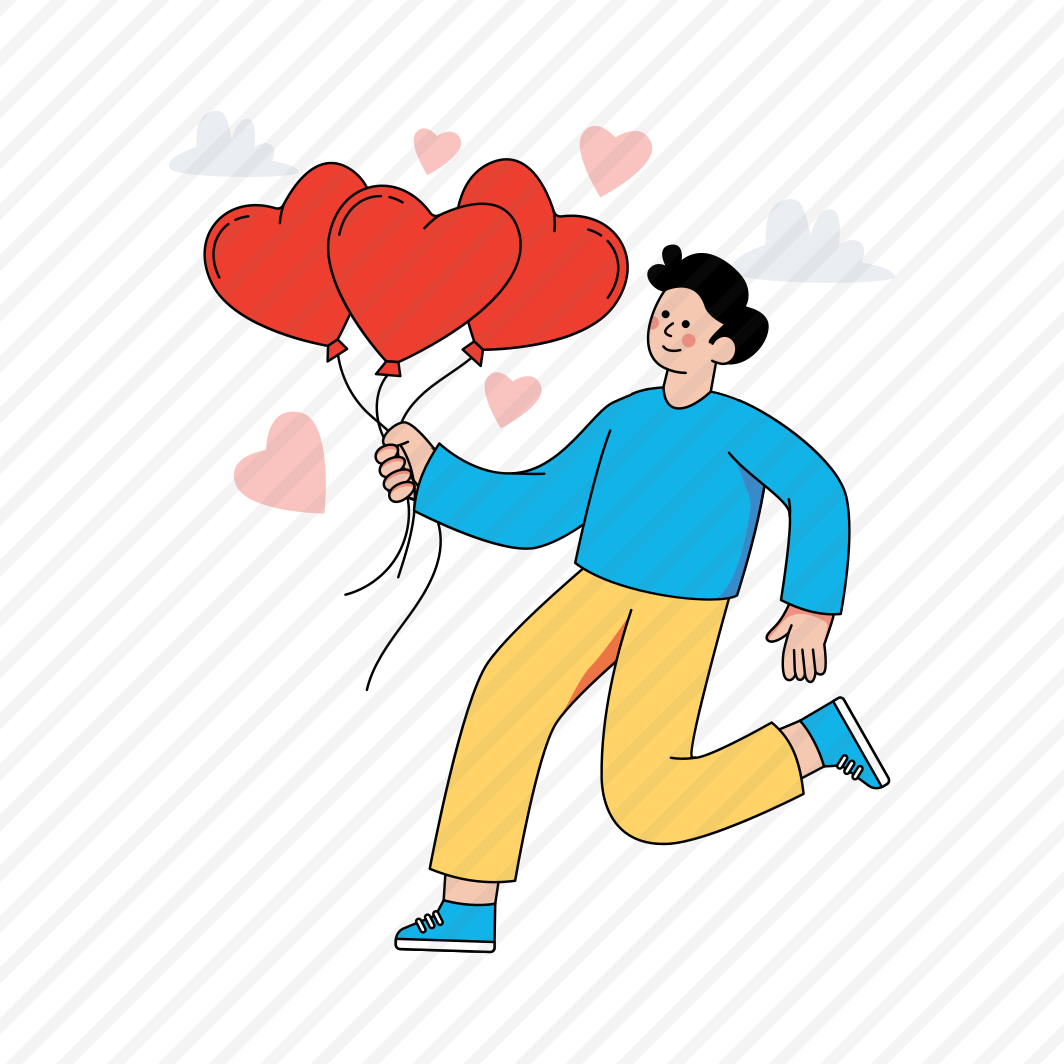 Heart Balloons, Gasbags, Helium Balloons, Party Decor, Decor Accessory, preview