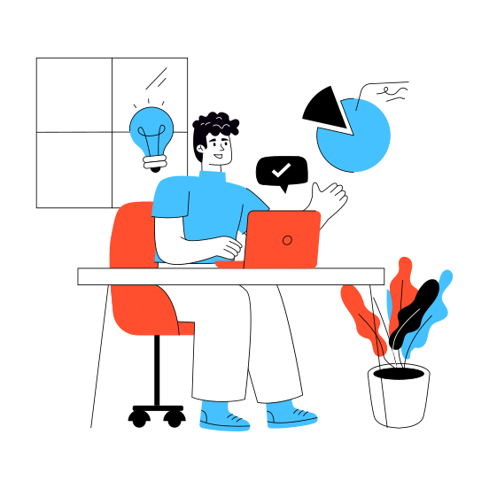 Business Presentation, Graphical Representation, Data Analytics, Infographic, Statistics illustration