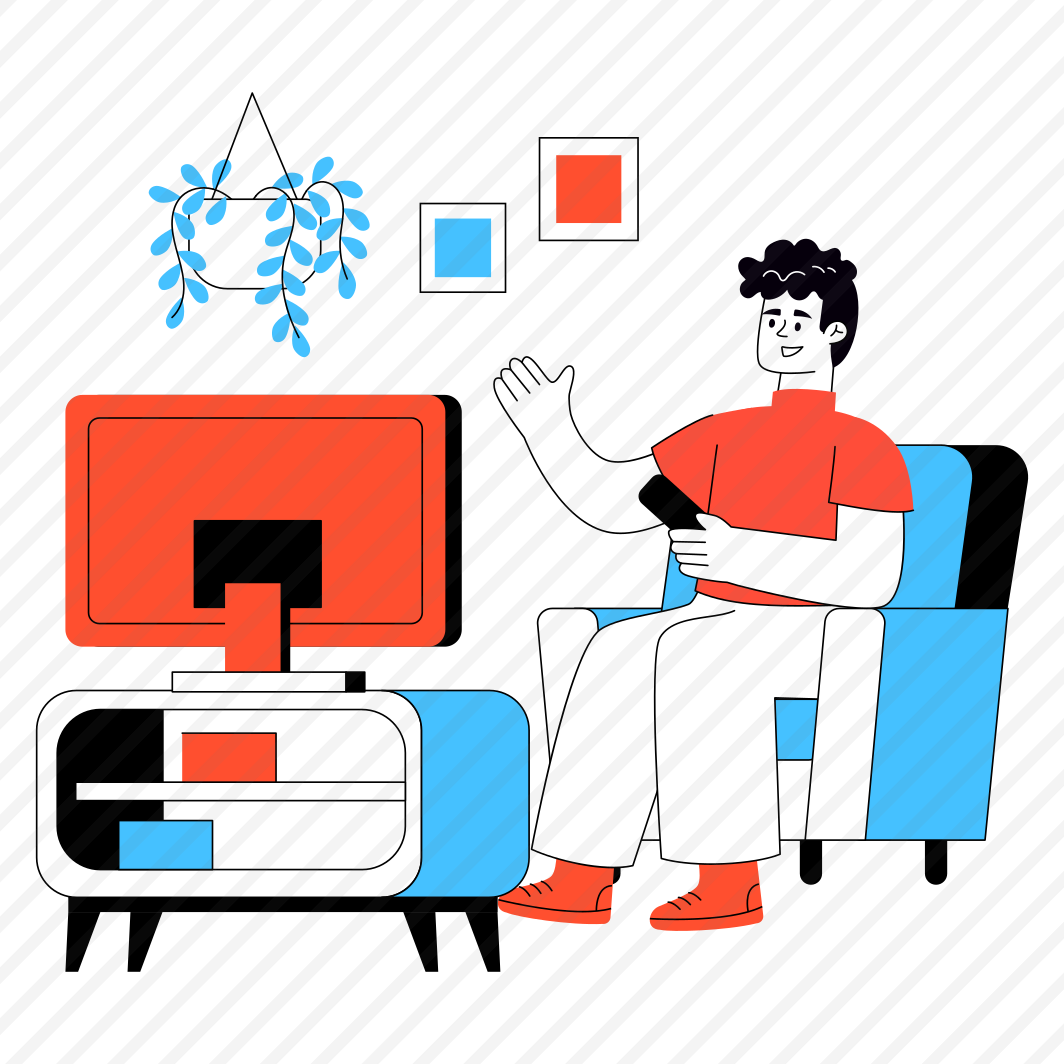 Watching Tv, Watching Television, Leisure Activity, Hobby, Fun preview