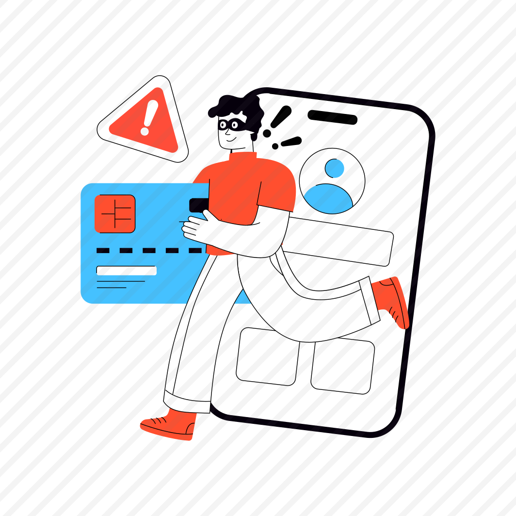 Card Theft, Card Steal, Cybercrime, Cyber Attack, Card Error preview