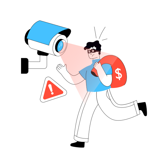 Cctv Camera, Surveillance Eye, Street Camera, Thief And Security Camera, Camcorder illustration