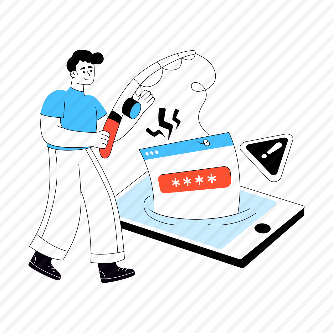 Password Phishing, Password Hacking, Cybercrime, Passcode Hacking, Cyberattack preview