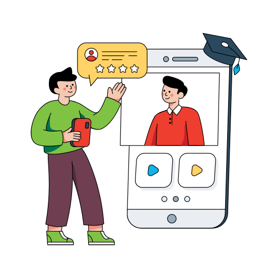 Course Ratings, Course Reviews, Course Feedback, Diploma Ratings, Diploma Reviews , illustration