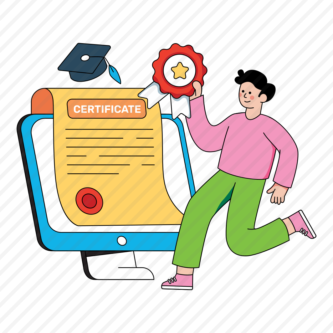 Degree, Diploma, Online Certificate, Deed, Credential Document, preview