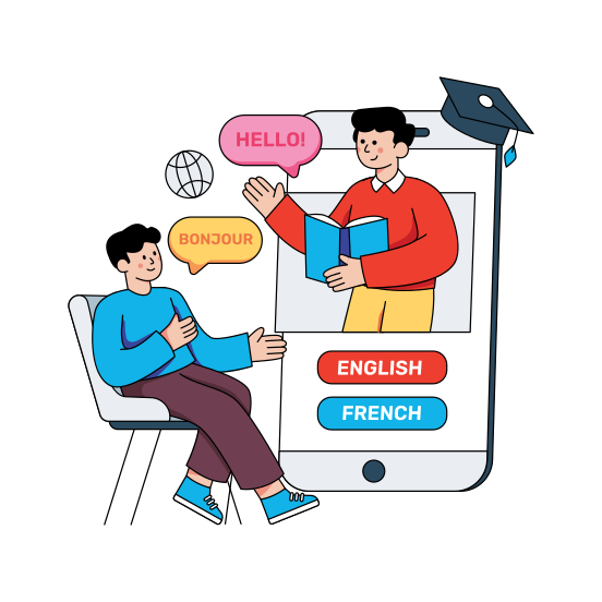 Language Translator, Linguistic, International Language, Multi Language, Learning Language Course, illustration