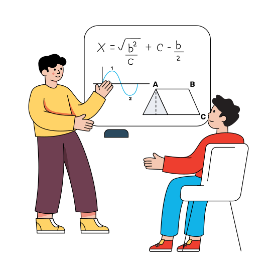 Math Class, Math Learning, Math Study, Mathematics Class, Arithmetic , illustration