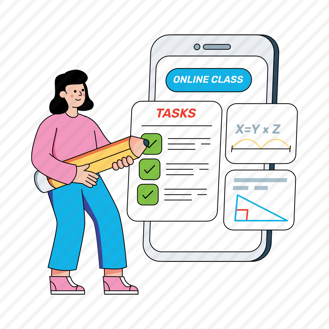 Online Checklist, List, Todo, Worksheet, Online Class Task, preview