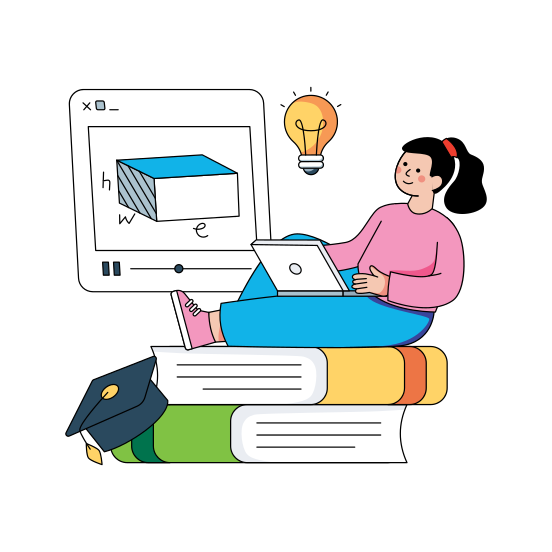 Online Education, Distance Education, Learning App, Distance Learning, Elearning, illustration