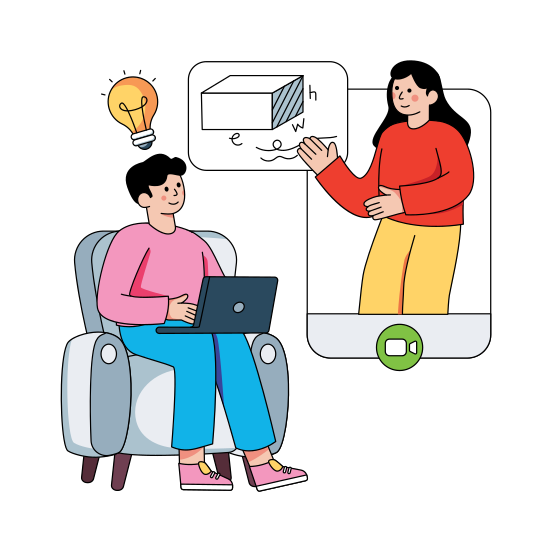 Webinar, Online Conference, Online Meeting, Online Forum, Online Seminar , illustration