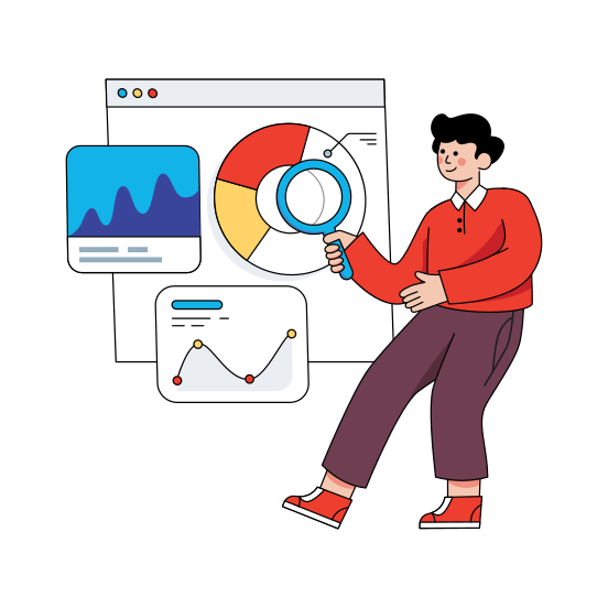Data Analysis, Infographic, Statistics, Web Analysis, Web Analyst , illustration