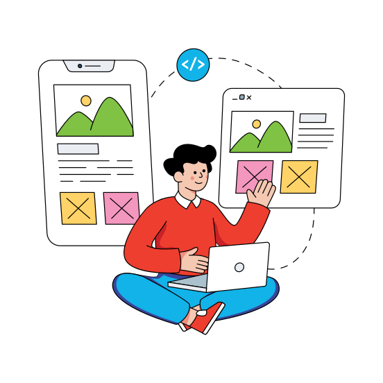 Responsive Design, Ui, Ux, Responsive Layout, Responsive Web Design, illustration