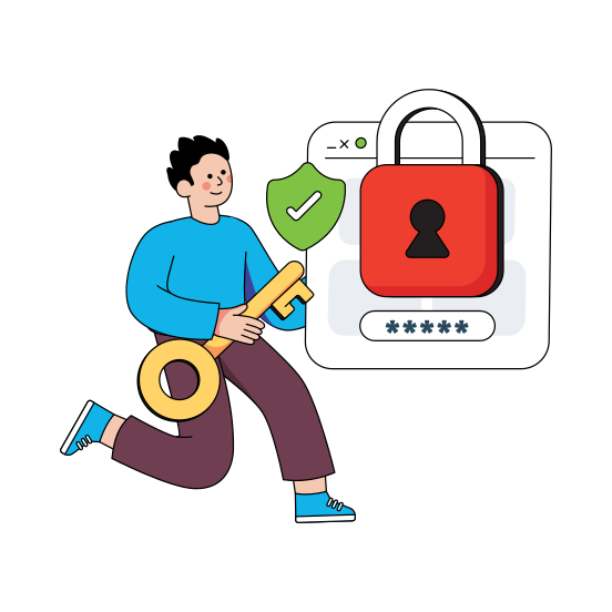 Webpage Security, Web Security, Secure Website, Web Security, Web Protection, illustration