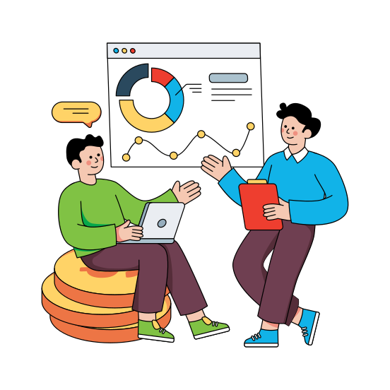 Business Presentation,, Data Analytics, Infographic, Statistics, Graphical Representation illustration