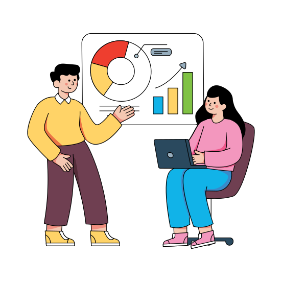 Business Presentation, Graphical Representation, Data Analytics, Infographic, Statistics, illustration