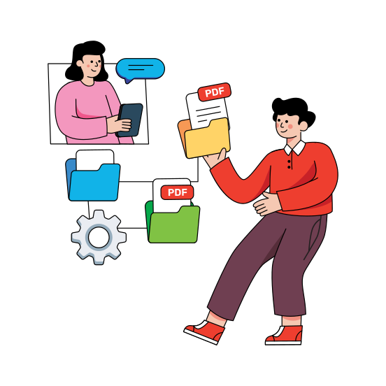 Data Management, Data Development, Data Setting, Data Management Team, Document Manage , illustration