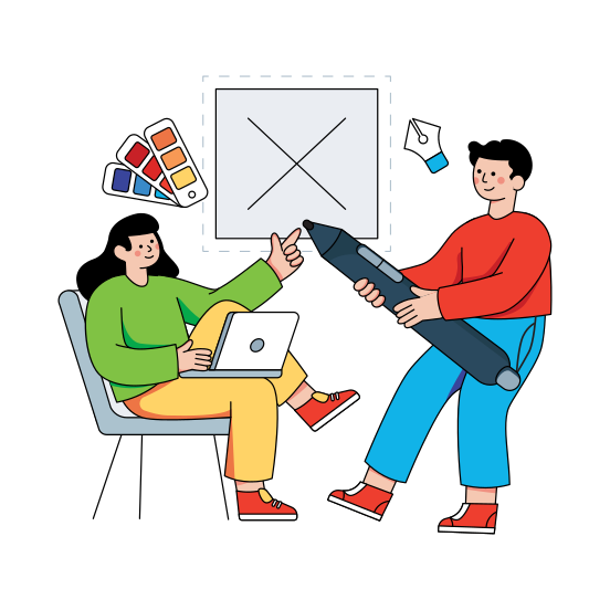 Design Team, Graphic Team, Teamwork, Team Coordination, Team Collaboration , illustration