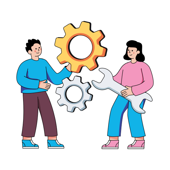 Management Team, Development Team, Setting Team, Teamwork, Teammates, illustration