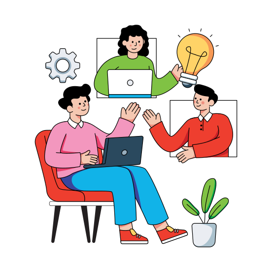 Team Collaboration, Team Working Idea, Creative Team, Innovative Team, Team Management , illustration