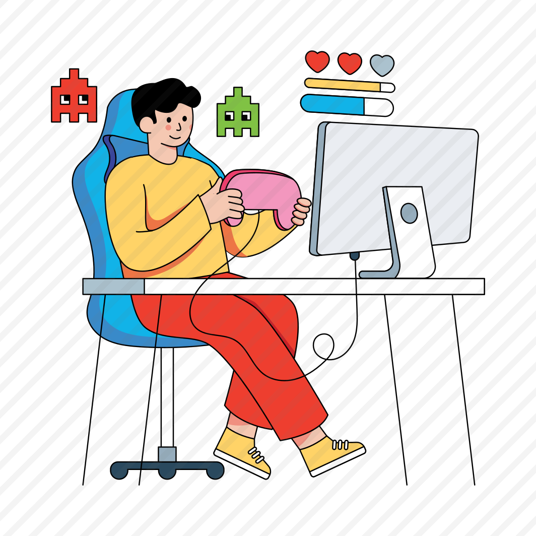 Internet Game, Video Game, Game App, Playing Online Game, Video Game Player , preview