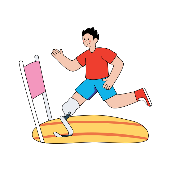 Olympic Runner, Running, Sports, Sportsman, Sportsperson, illustration