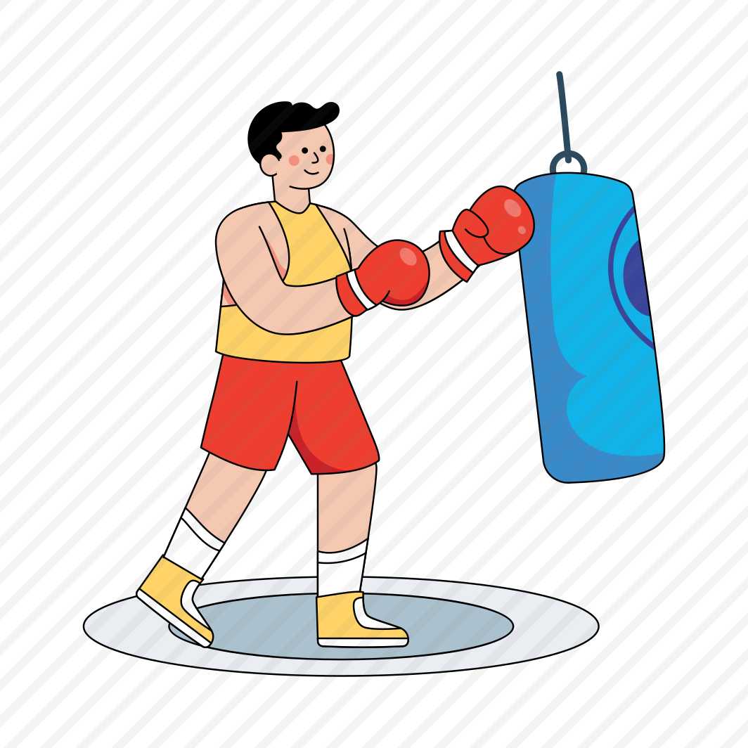 Punching, Gymnast, Boxing Bag, Punchball, Speed Bag, preview