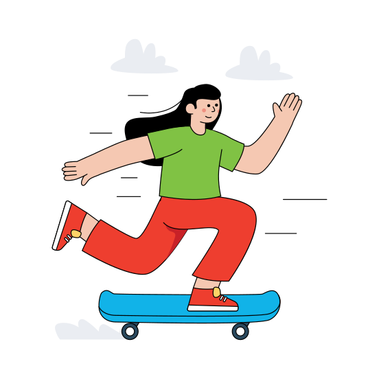 Skateboard, Rollerblade, Skating, Adventure Board, Equipment, illustration