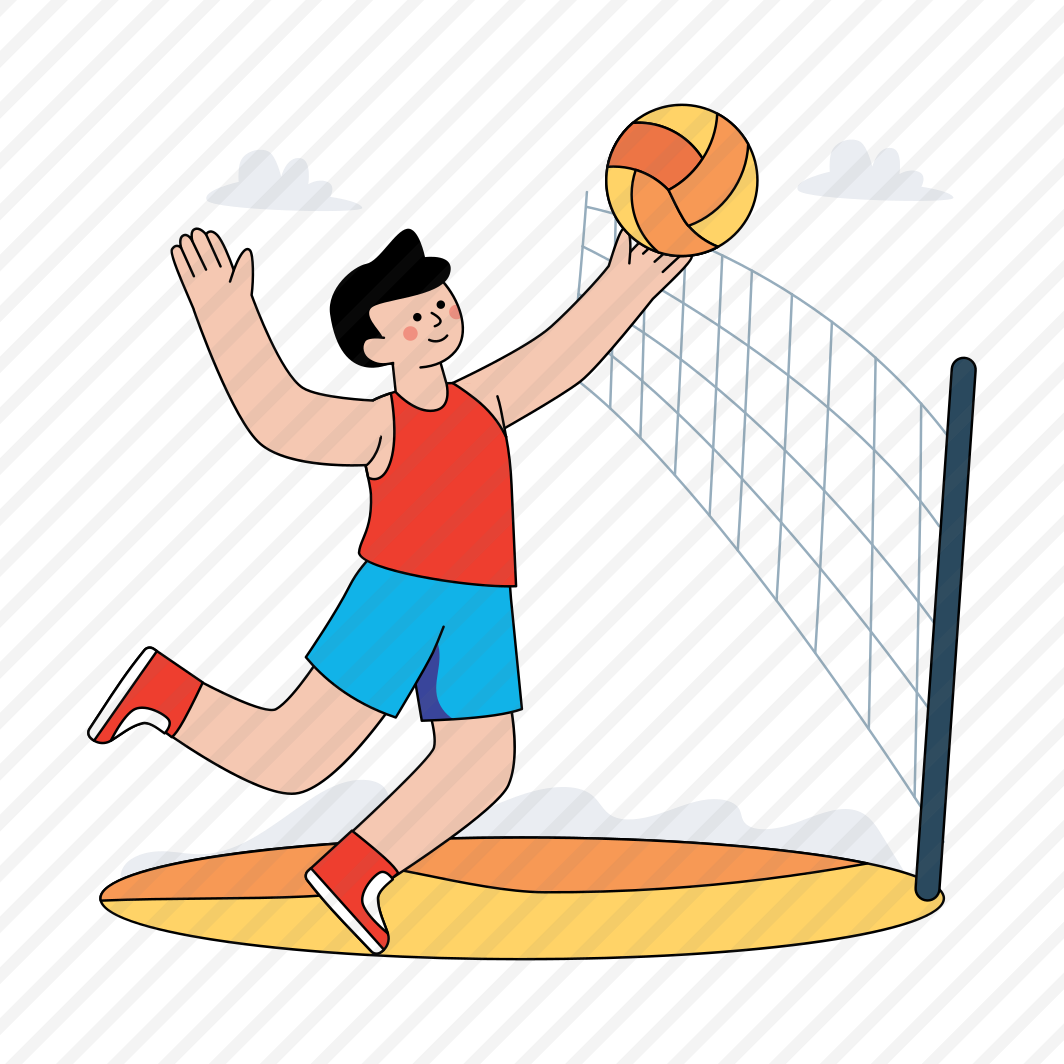 Volleyball Goal, Sports Tool, Volleyball Player, Playball, Ball, preview