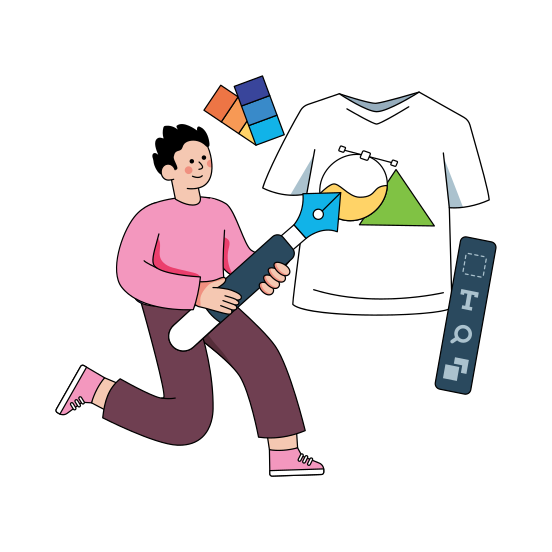 Designing Shirt, Cloth, Apparel, Attire, Garment , illustration
