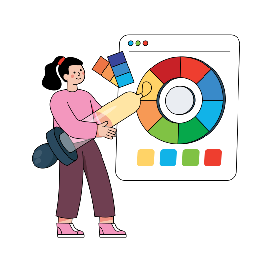 Dropper, Pipette, Color Picker, Color Selection, Venn Diagram , illustration