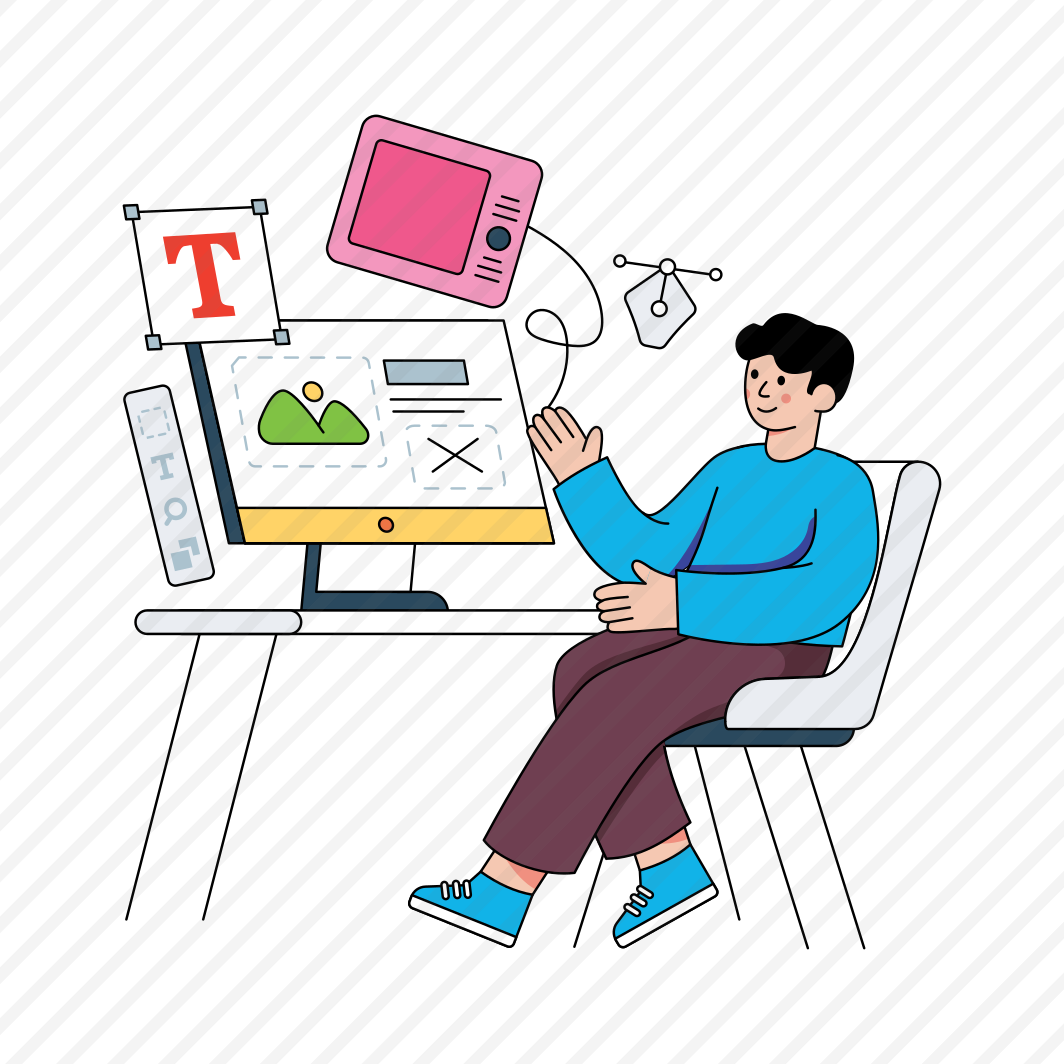 Graphic Designer Stuff, Workplace, Workspace, Workstation, Designer Table , preview