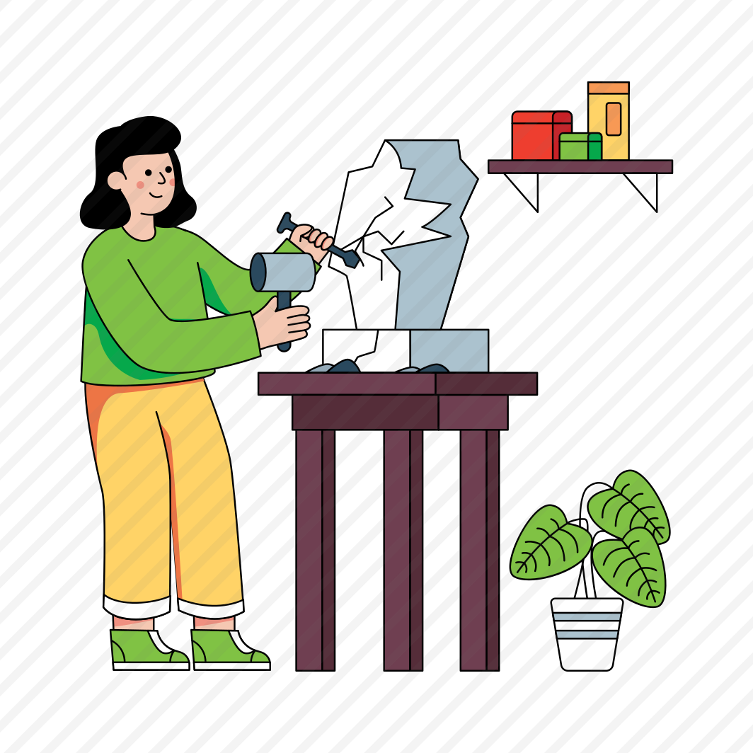 Sculptor Making Statue, Modeller, Carver, Artist, Sculpturist, preview