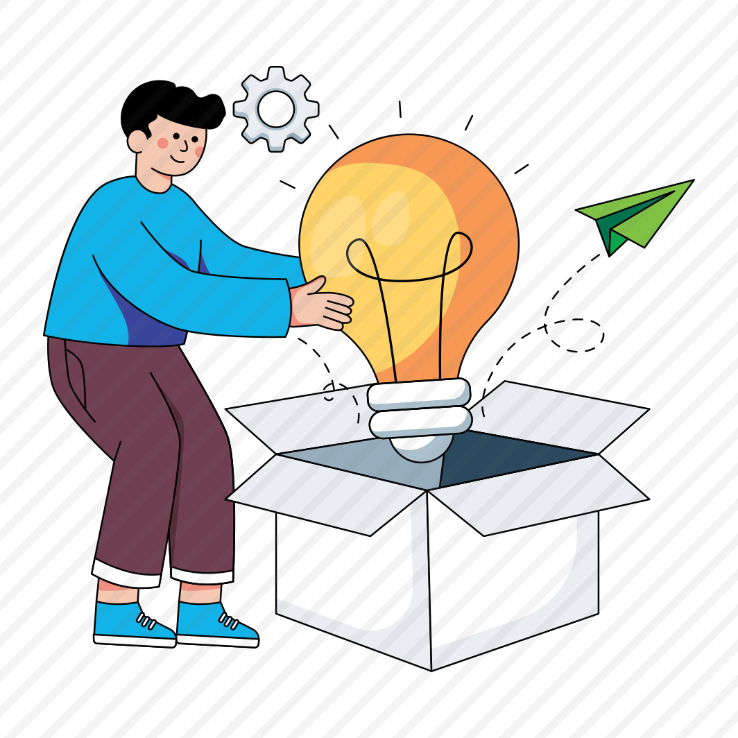 Think Out Of The Box, Creative Package, Creative Box, Creative Parcel, Innovative Box, Innovative Package , preview