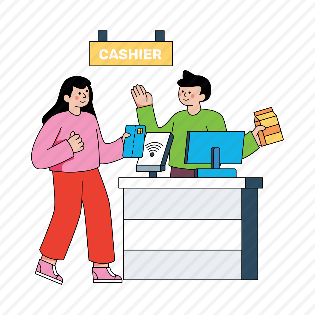 Cashier, Bill Payment, Checkout Counter, Cash Counter, Shopping Teller , preview