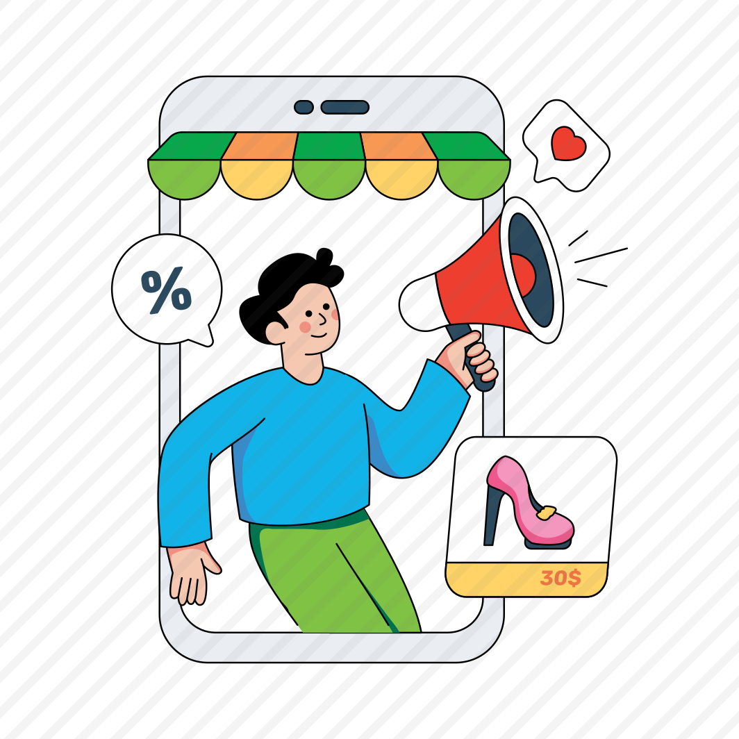 Ecommerce Marketing, Ecommerce Announcement, Shopping Promotion, Shopping Publicity, Shopping Campaign , preview