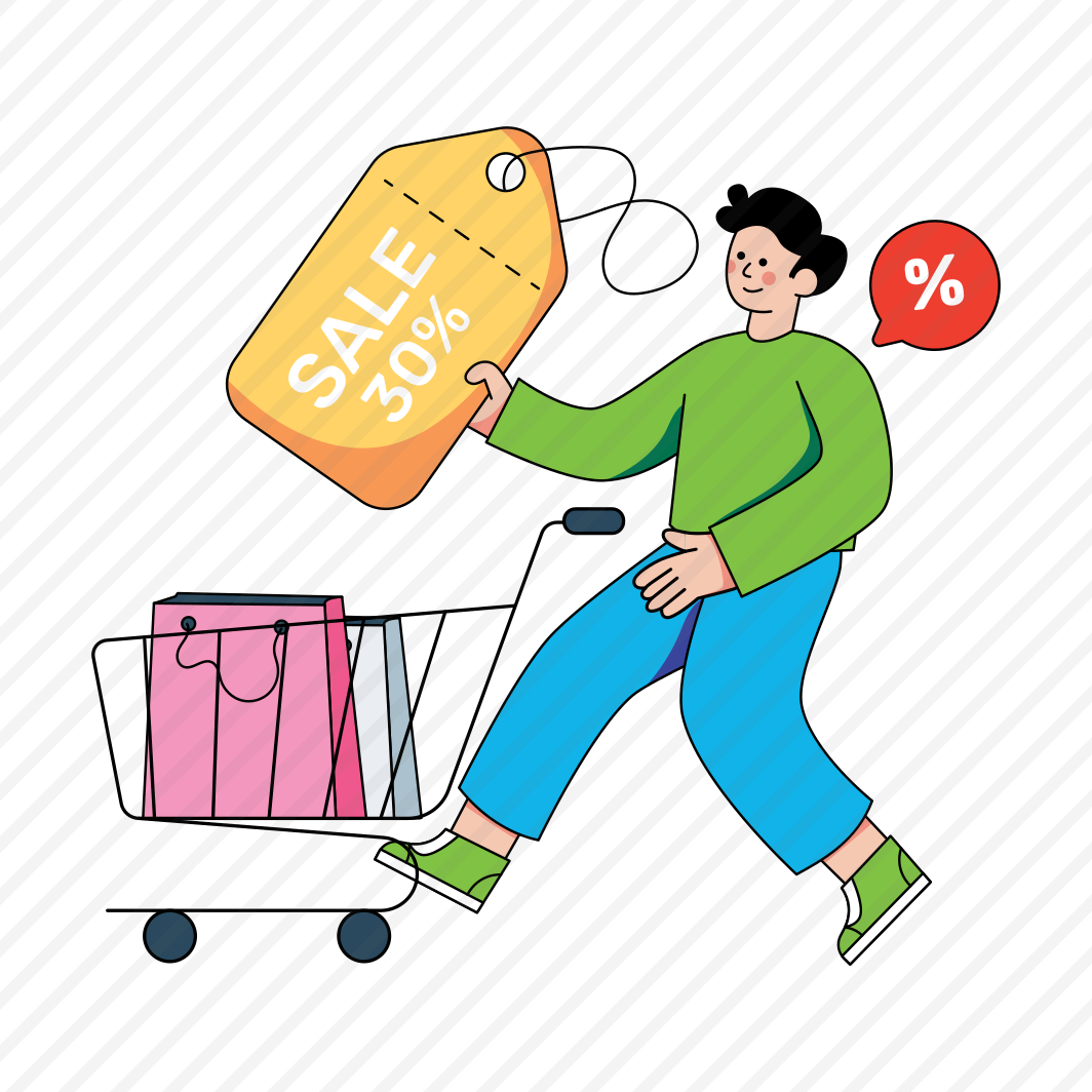 Shopping Discount, Shopping Sale, % Off, Commerce, Discount Sale, preview