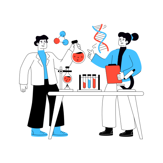 Chemical Flask, Lab Test, Science, Lab Equipment, Medical Experiment illustration